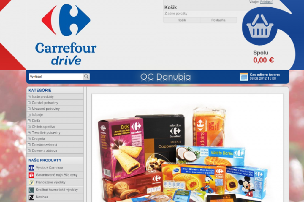 Carrefour spustil pre Bratislavu online predaj