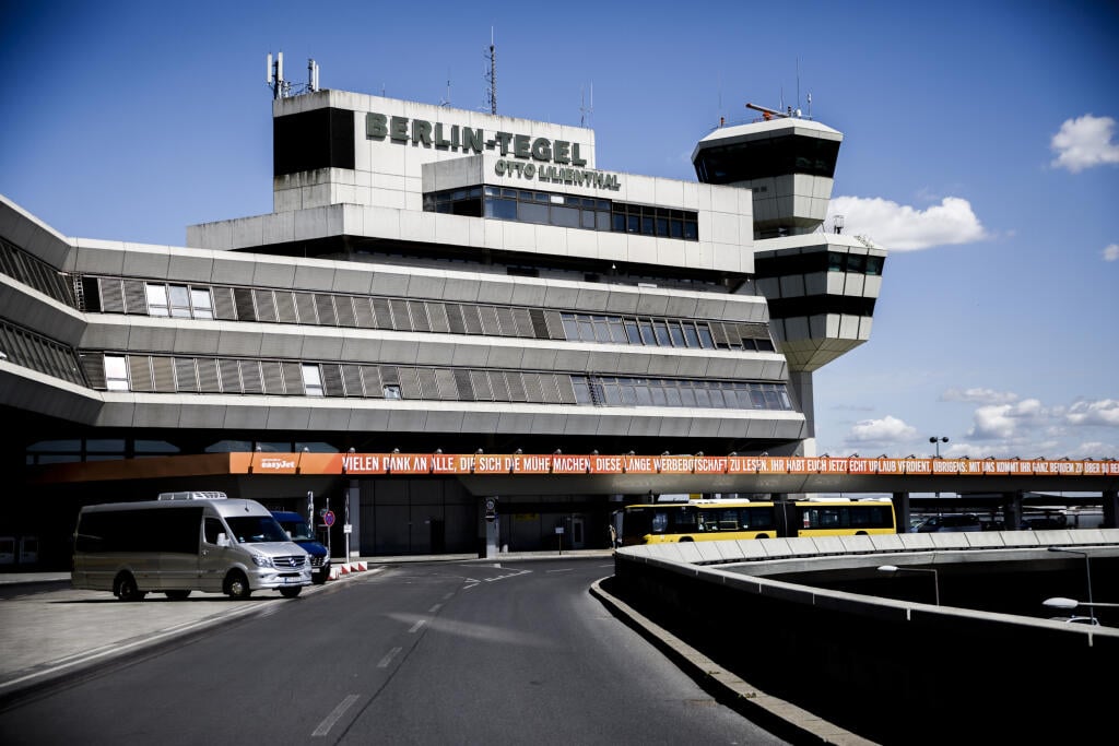 KK30 Berlín - Na snímke pohľad na letisko Tegel v Berlíne 20. mája 2020. Berlínske letisko Tegel sa zrejme stane 
