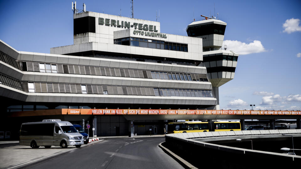 KK30 Berlín - Na snímke pohľad na letisko Tegel v Berlíne 20. mája 2020. Berlínske letisko Tegel sa zrejme stane