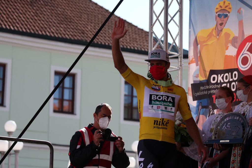 Peter Sagan počas dnešných pretekov Okolo Slovenska