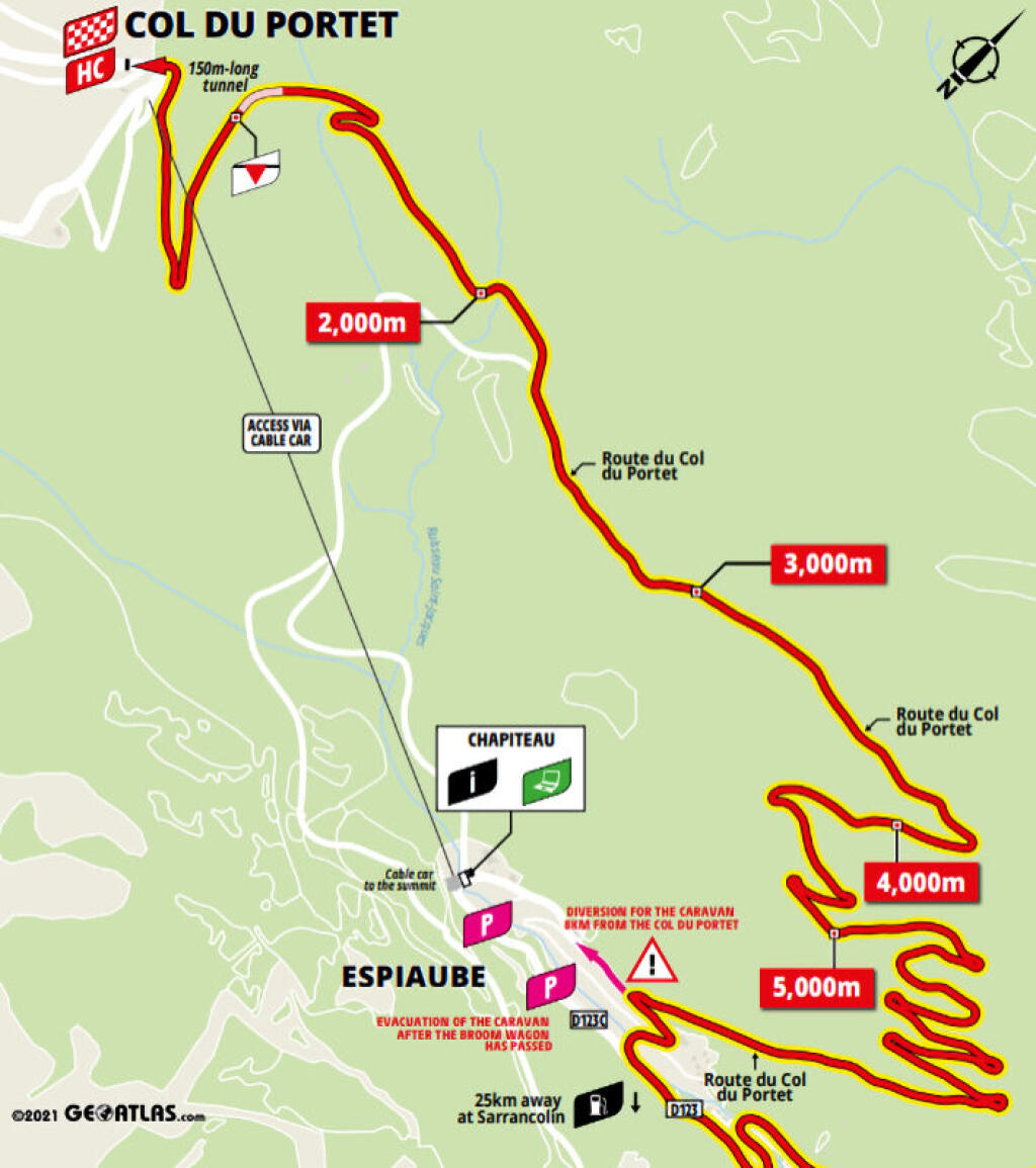 Detaily 17. etapy Tour de France MURET - COL DU PORTET (vrchárska)
