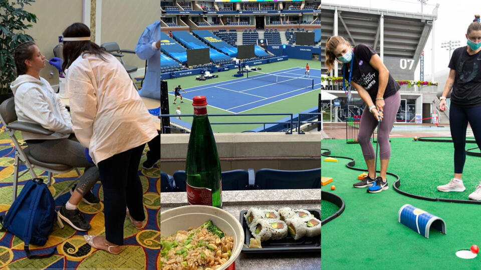 Na US Open hráčov testujú a snažia sa, aby im v bubline nič nechýbalo.