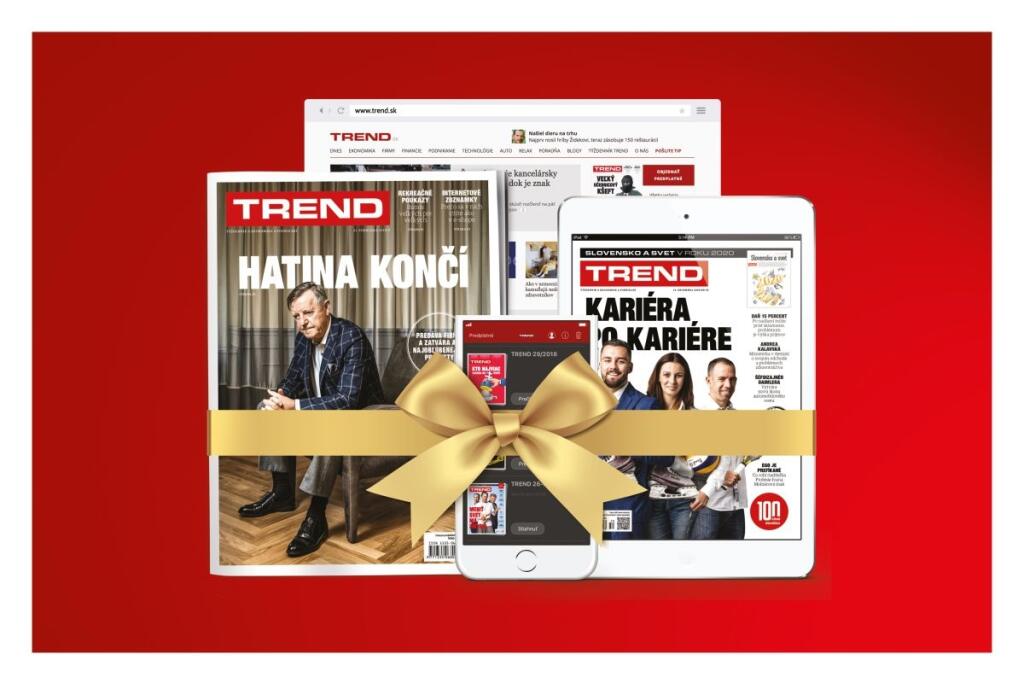 Vianočné prekvapenie pre blízkych? Darujte pod stromček predplatné TRENDU