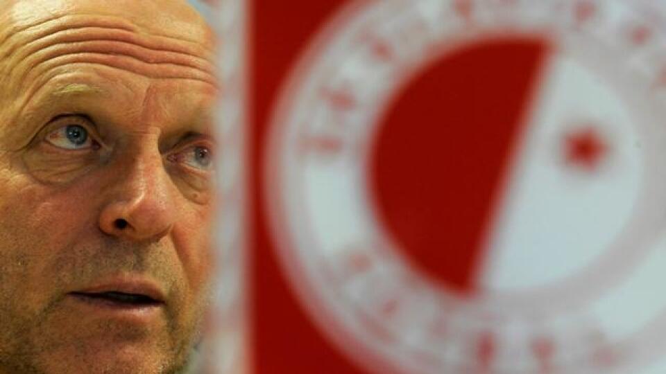 Extréner Slavie Praha Karel Jarolím. Na lavičke úradujúceho českého majstra ho nahradil František Cipro.