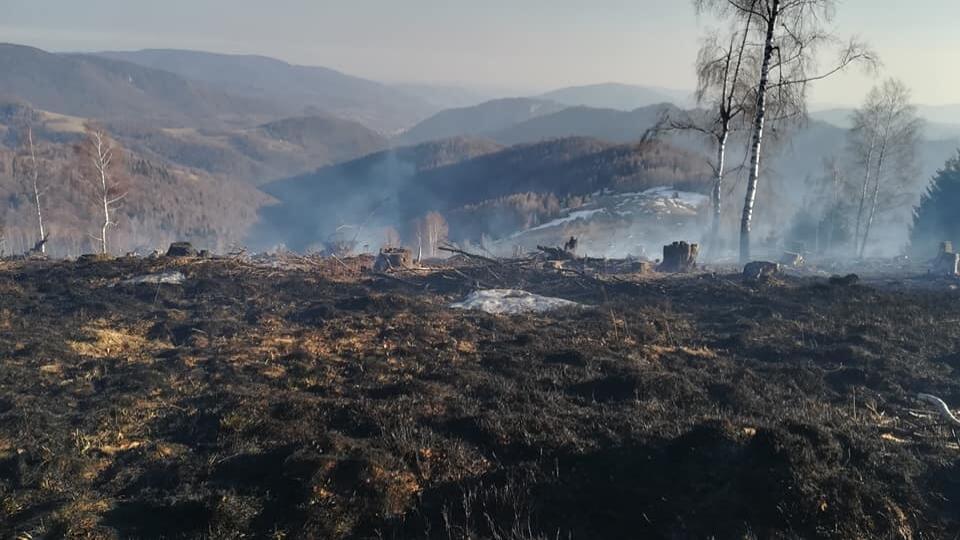 Požiar v obci Tisovec