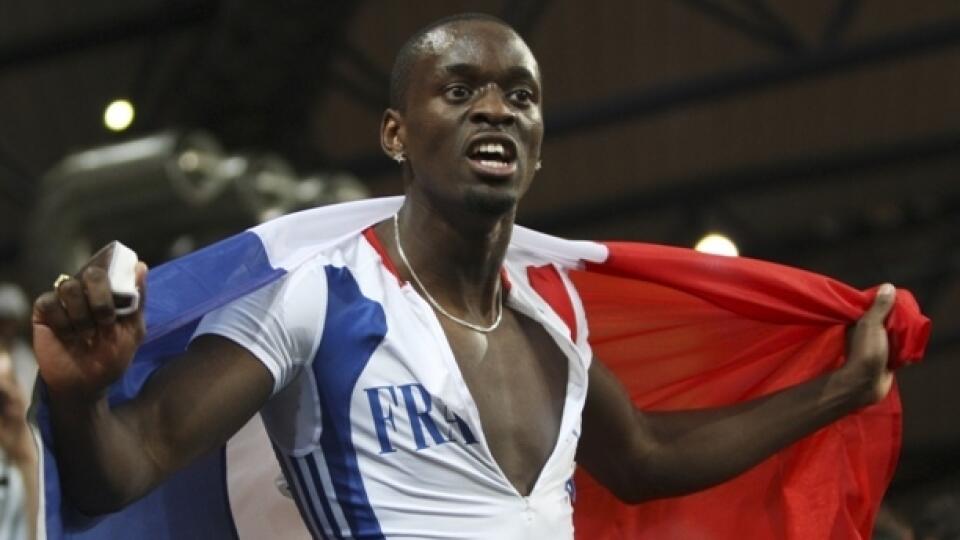 Na archívnej snímke francúzsky trojskokan Teddy Tamgho.