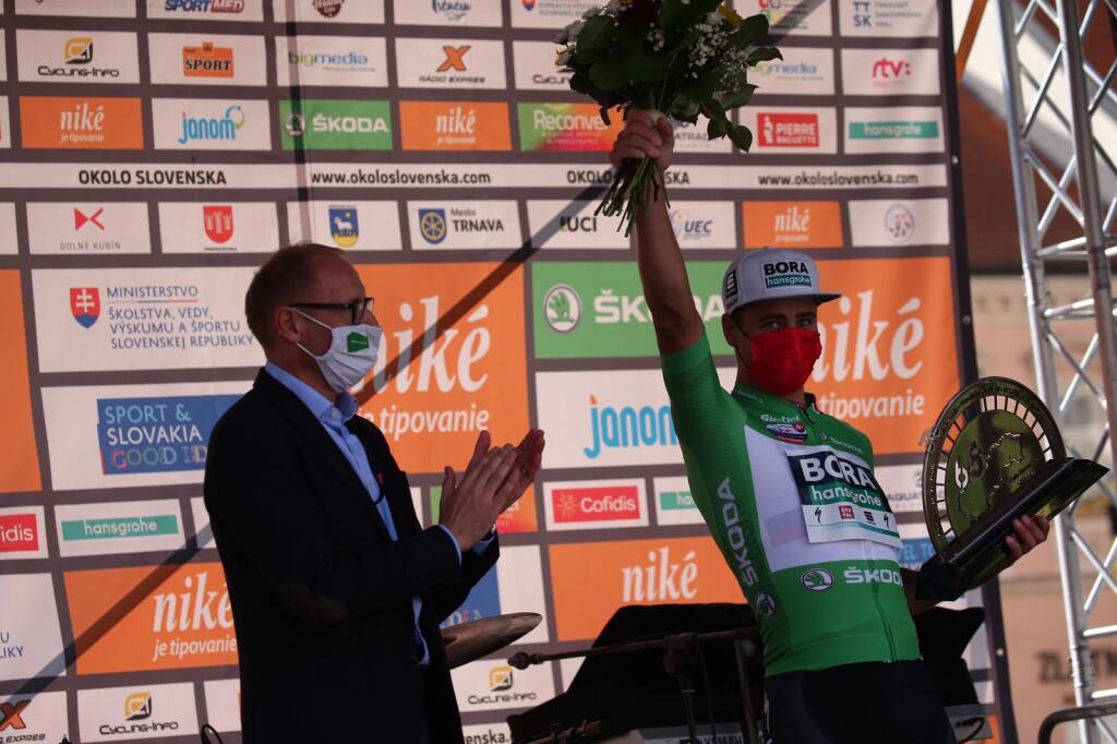 Peter Sagan počas dnešných pretekov Okolo Slovenska