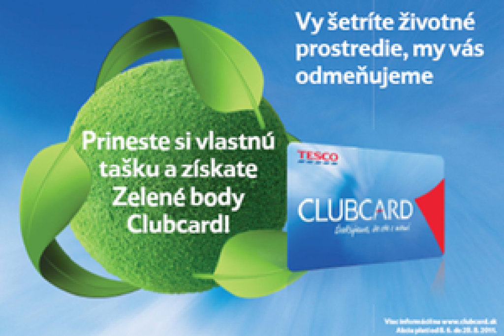 Tesco bude odmeňovať za ekonakupovanie