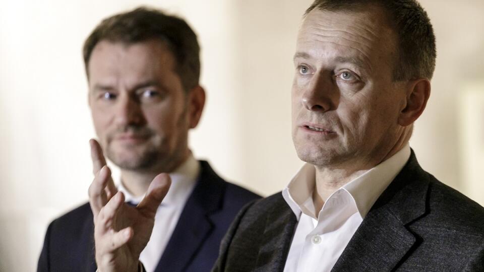 Stretnutie Igora Matoviča a predsedu hnutai Sme rodina Borisa Kollára