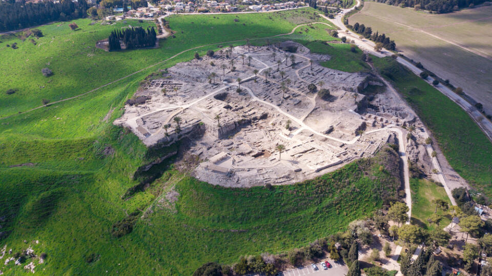 Megiddo,National,Park,In,Israel.,Archeological,Site,Of,Biblical,Tel