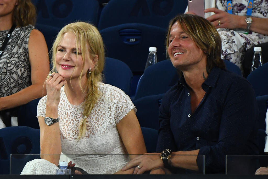 MELBOURNE, AUSTRALIA - JANUARY 24: Nicole Kidman and Keith Urban attend the Women's Day Ceremony during day 11 of the 2019 Australian Open at Melbourne Park on January 24, 2019 in Melbourne, Australia. (Photo by Quinn Rooney/Getty Images)