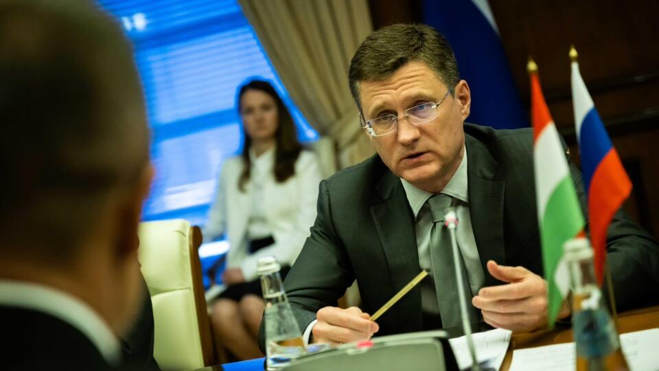 Ruský vicepremiér pre energetiku Alexander Novak.