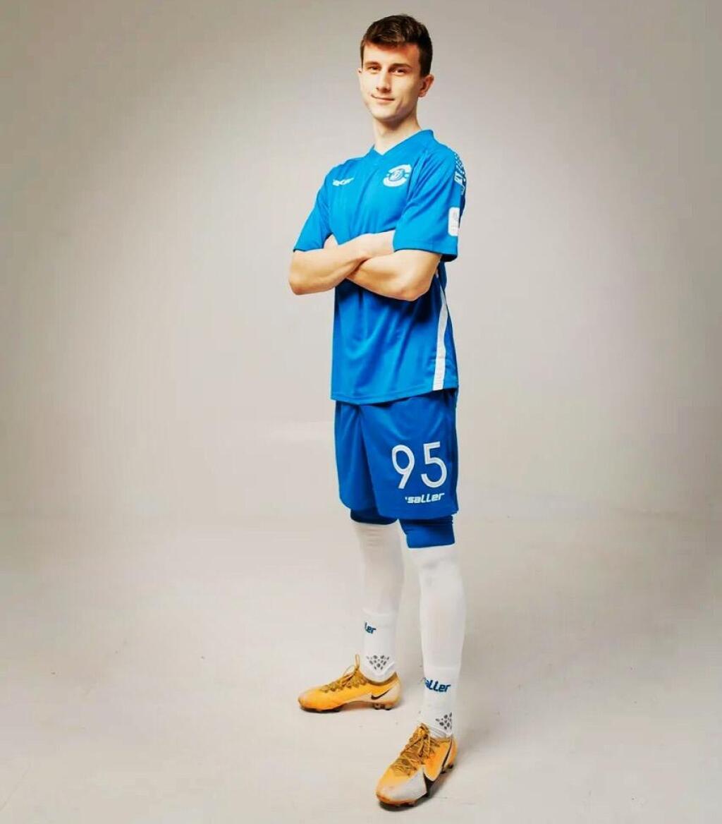 David Ivan v drese Dinama Brest.