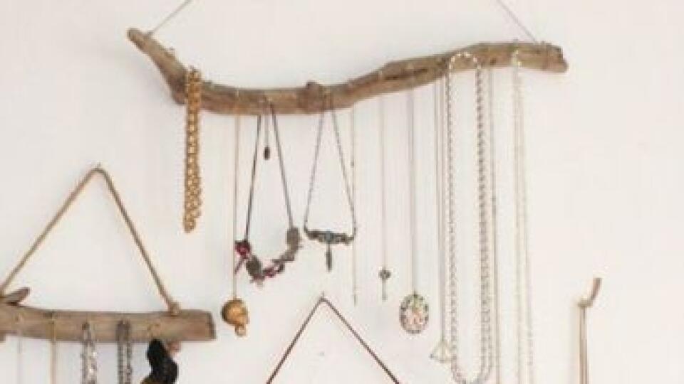 DIY vešiak od čitateľky