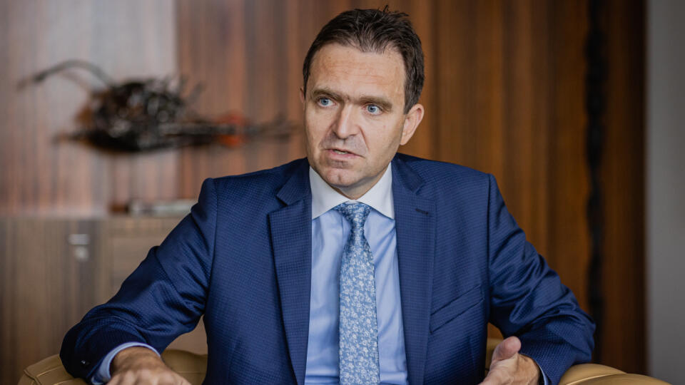 Na snímke Ľudovít Ódor, Viceguvernér Národnej banky Slovenska.