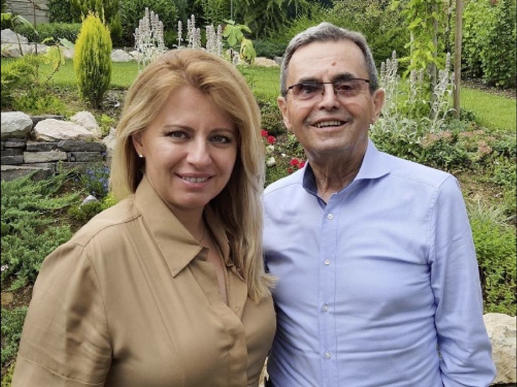 Zuzana Čaputová so svojim otcom.