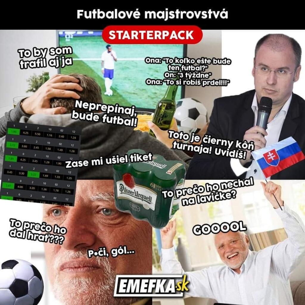 EURO 2020 je tu a s ním aj množstvo vtipov na sociálnych sieťach.