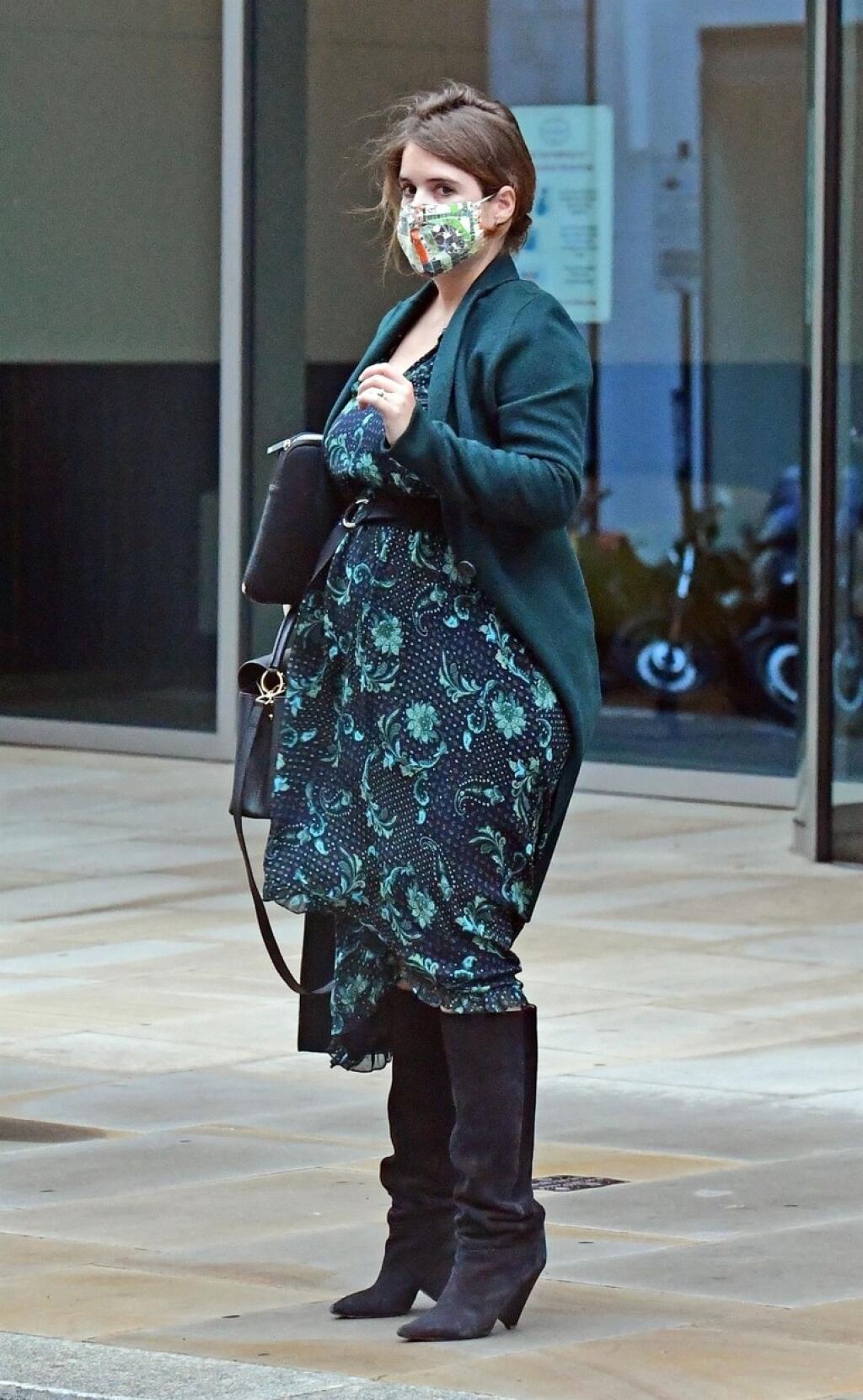 Princezná Eugenie tehotenské bruško neskrývala.