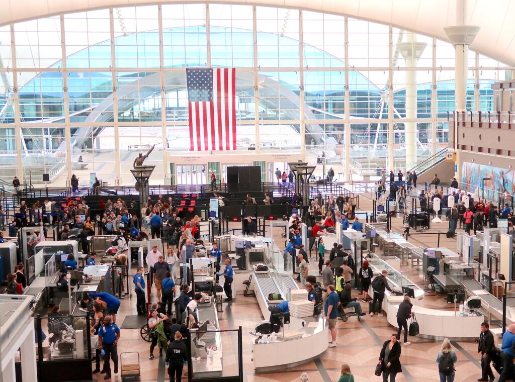 Denver,,Co,Usa,-,February,2,,2024:,Traveling,Through,Denver