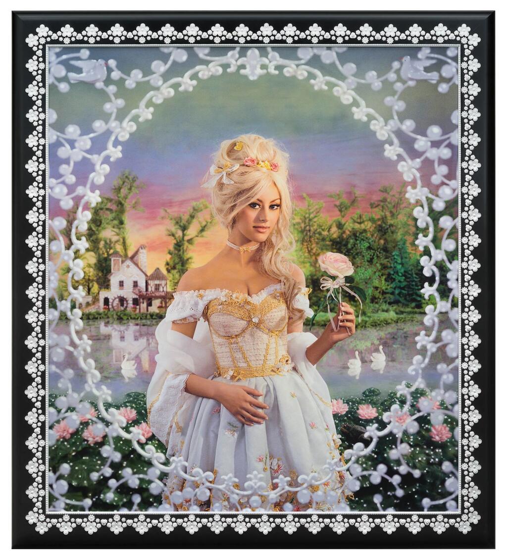 Stala sa aj múzou pre umelcov. V roku 2014 ju Pierre et Gilles zvečnili ako symbol Francúzska Marianne.