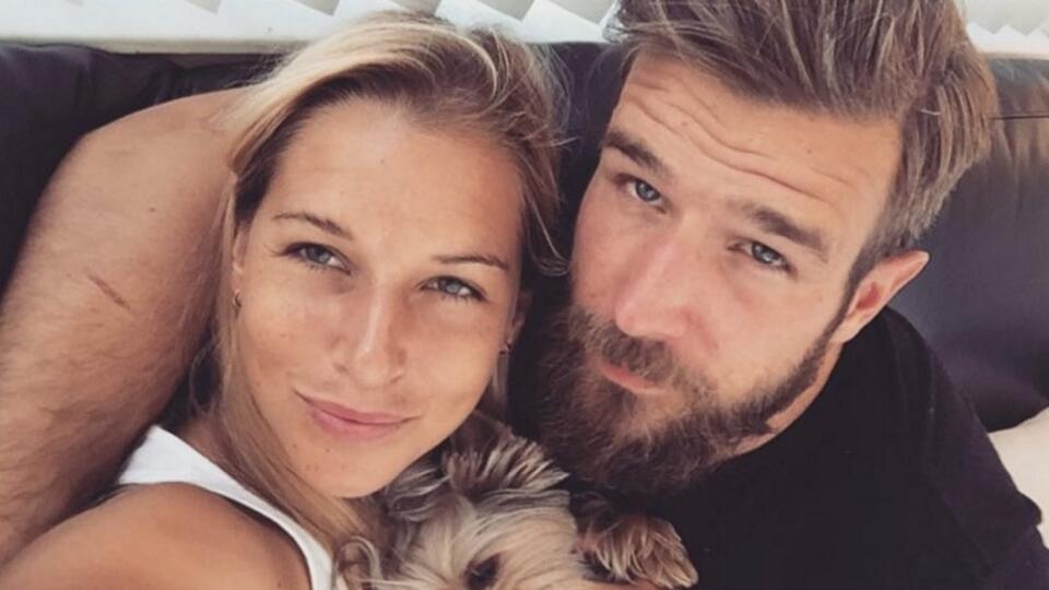 Dominika Cibulková s manželom Michalom