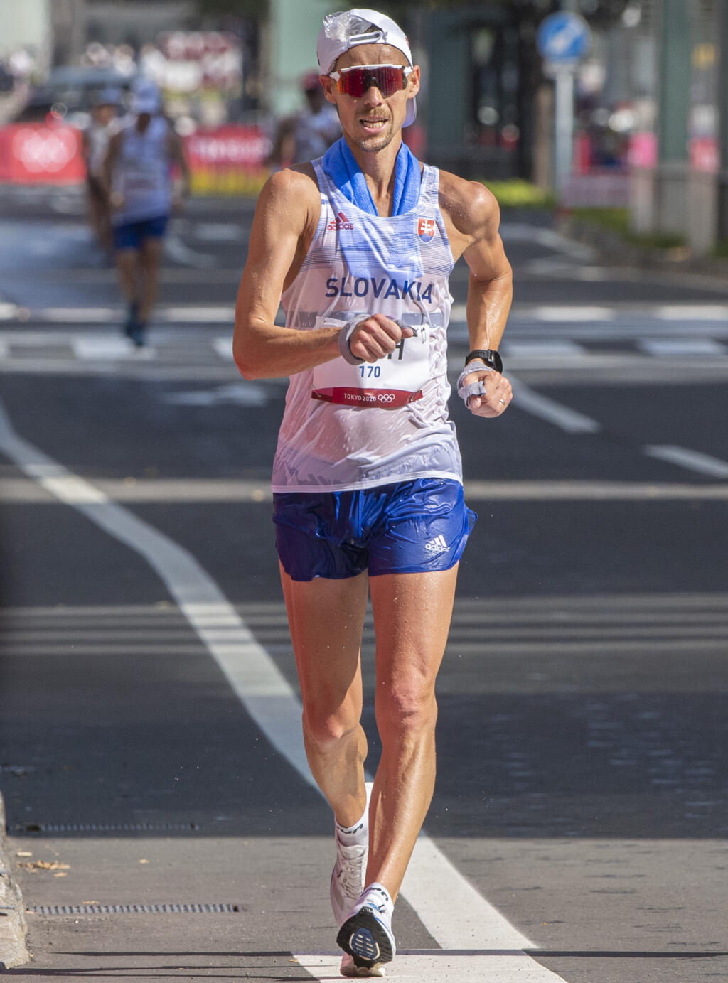 Na snímke slovenský reprezentant v chôdzi na 50 km Matej Tóth počas pretekov na XXXII. letných olympijských hrách 2020 v japonskom Sappore v piatok 6. augusta 2021. FOTO TASR - Martin Baumann