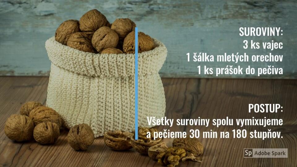 Recept pre zaneprázdnené: Orieškový koláč z troch surovín budete mať hotový za pár minút
