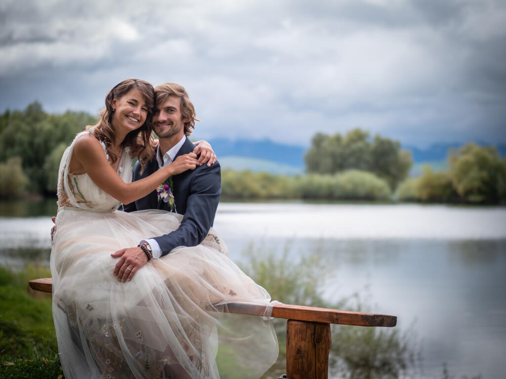 Zuzana a Martin sú spolu už 13 rokov, no áno si povedali až pred pár dňami v krásnom prostredí pri Liptovskej Mare.
