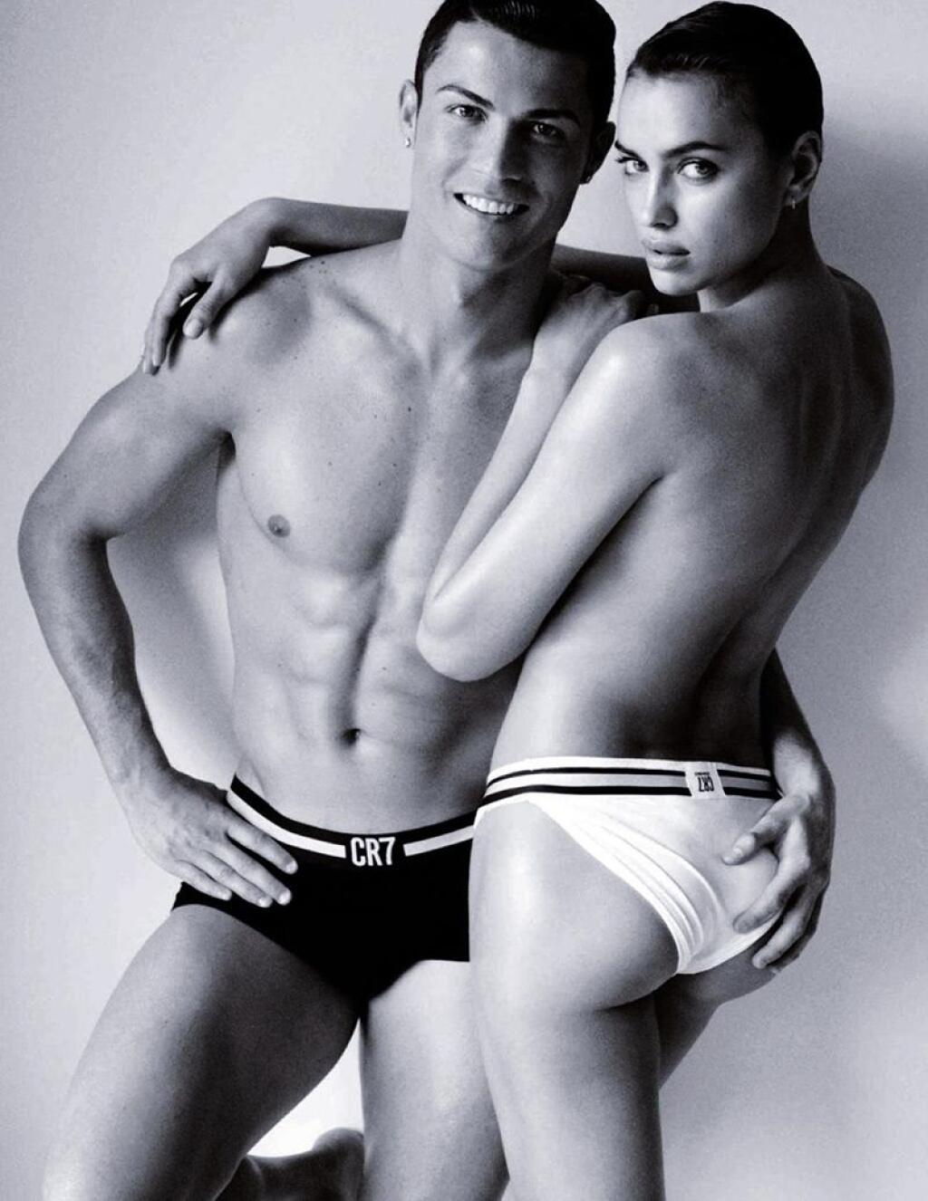 Ronaldo a Shayková tvorili populárny pár. Nafotili aj takéto pikantné zábery pre magazín Vogue.