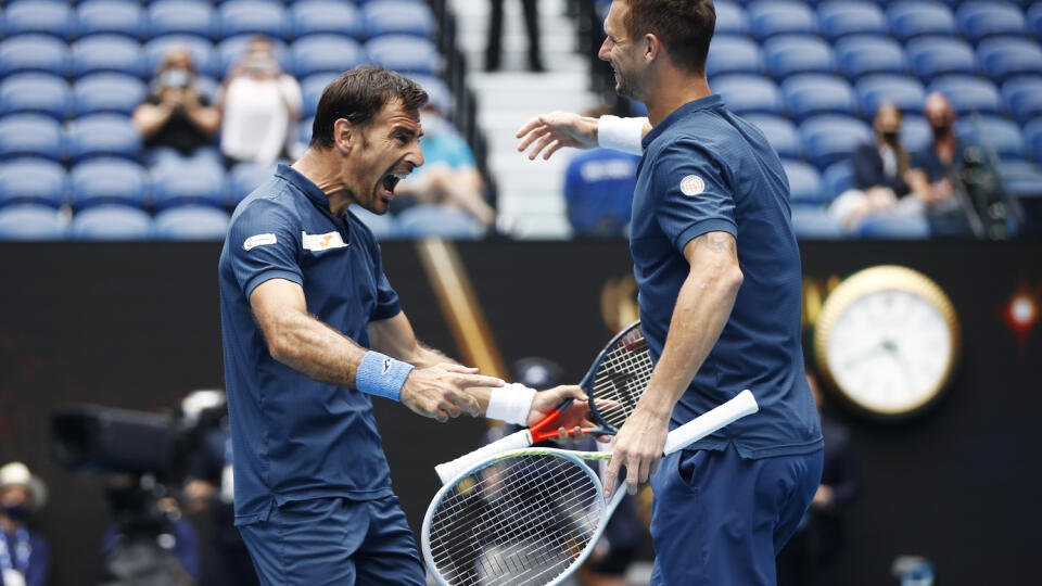 Filip Polášek a Ivan Dodig vyhrali Australian Open.