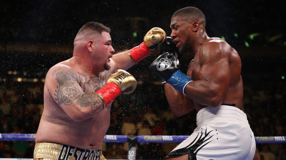 Andy Ruiz a Anthony Joshua.