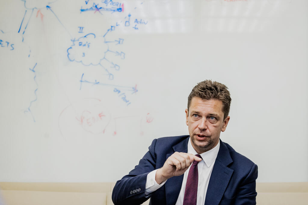 Na snímke Minister dopravy a výstavby Slovenskej republiky Andrej Doležal.