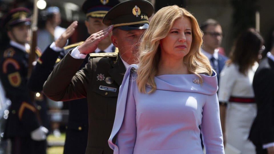 Prezidentka Zuzana Čaputová počas inaugurácie.