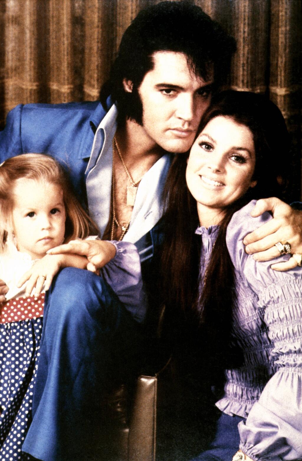Elvis a Priscilla s ich dcérou Lisou.