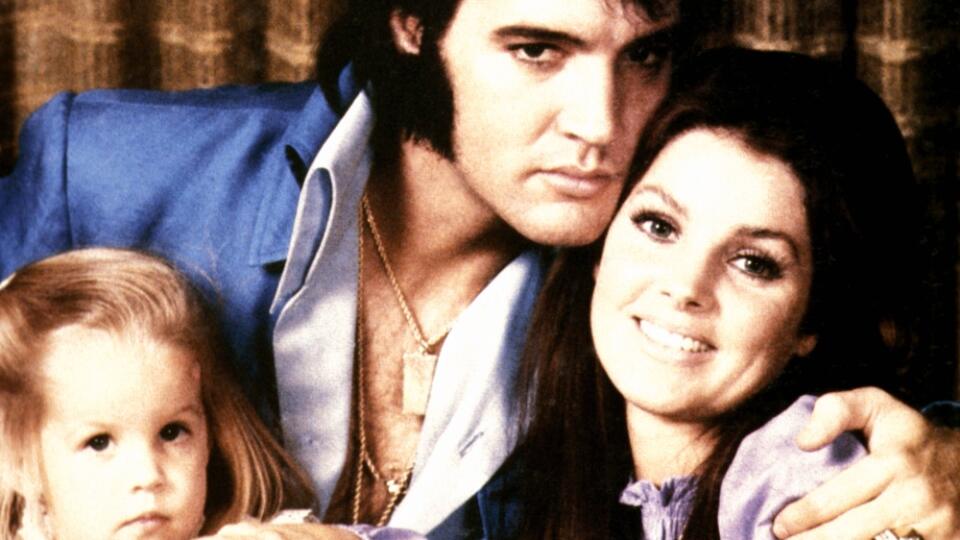 Elvis a Priscilla s ich dcérou Lisou.