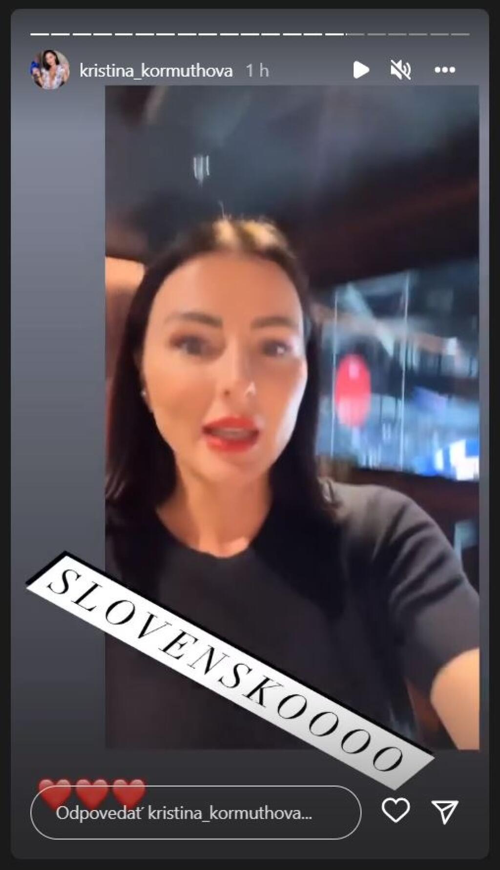 Kormúthová fandila našim hokejistom z VIP-ky štadióna v Tampere, no nebola ticho. Práve naopak, správala sa ako pravá fanúšička.