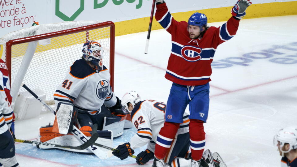 Tomáš Tatar sa presadil v zápase proti Edmontonu.