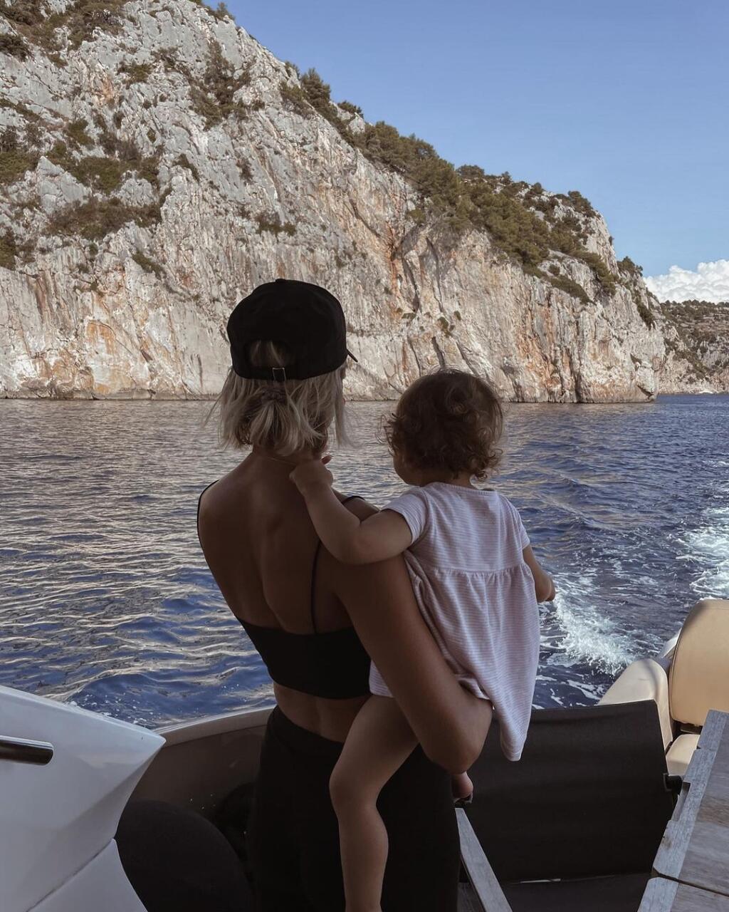 Ivana Gáborík s dcérou na dovolenke