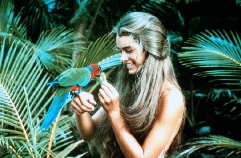 Brooke Shields vo filme Modrá lagúna.