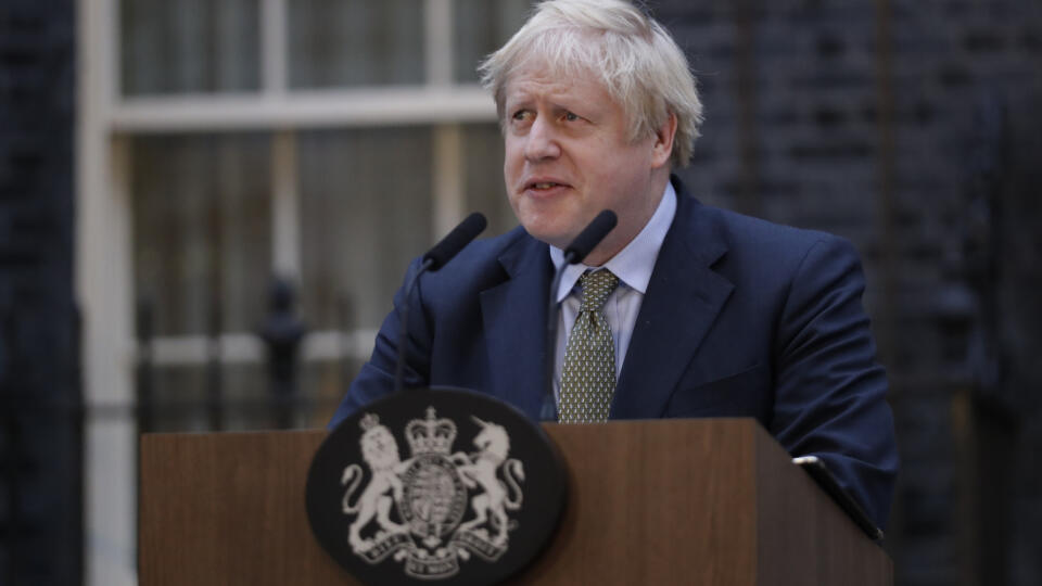 Britský premiér Boris Johnson