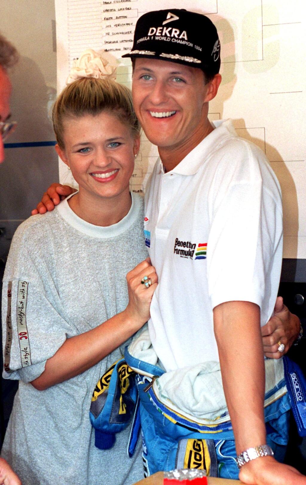 1995 - Corinna Schumacherová krátko pred svadbou.