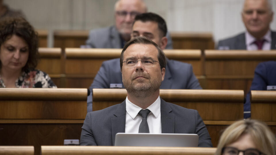 Na snímke je poslanec NRSR Marek Krajčí