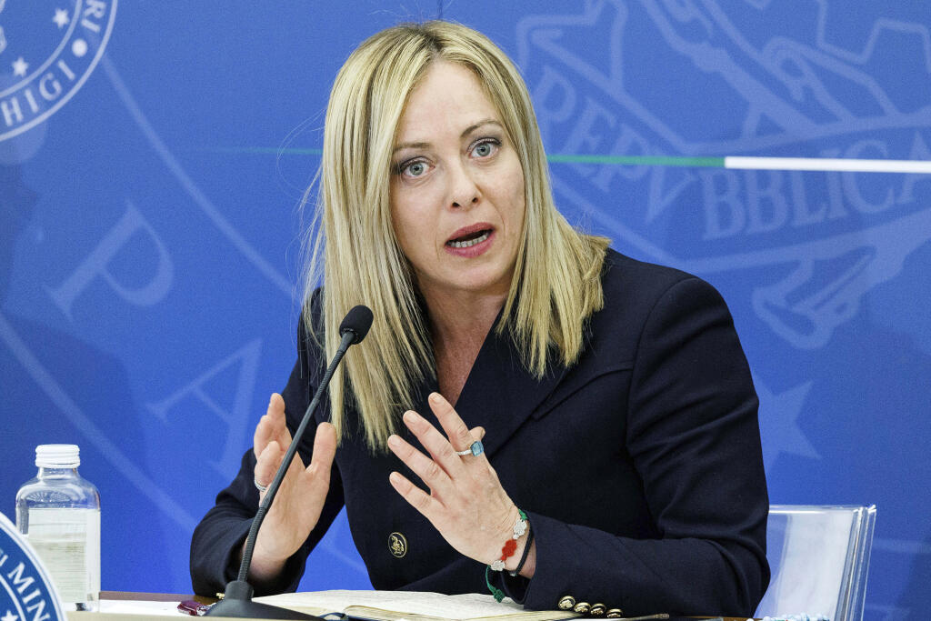 Talianska premiérka Giorgia Meloniová.