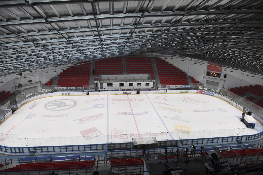 V Prešove 24. septembra 2021 slávnostne otvorili zimný štadión pred začiatkom hokejovej extraligy. FOTO TASR – František Iván