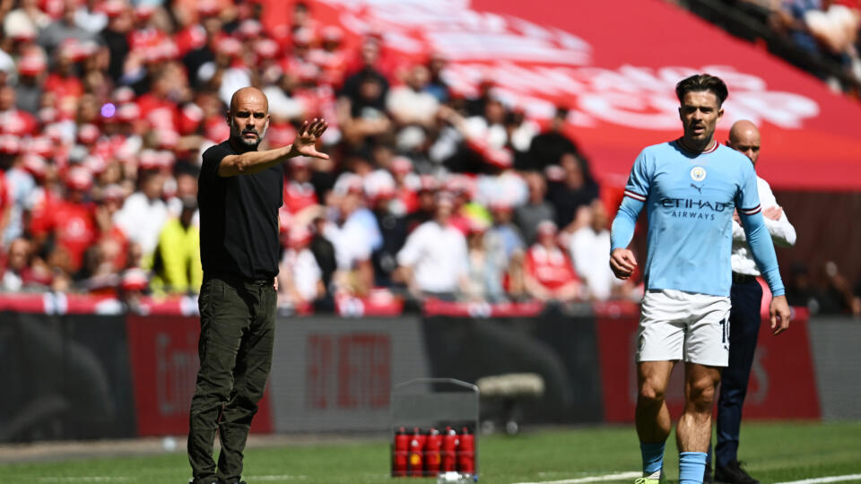 Guardiola a Grealish