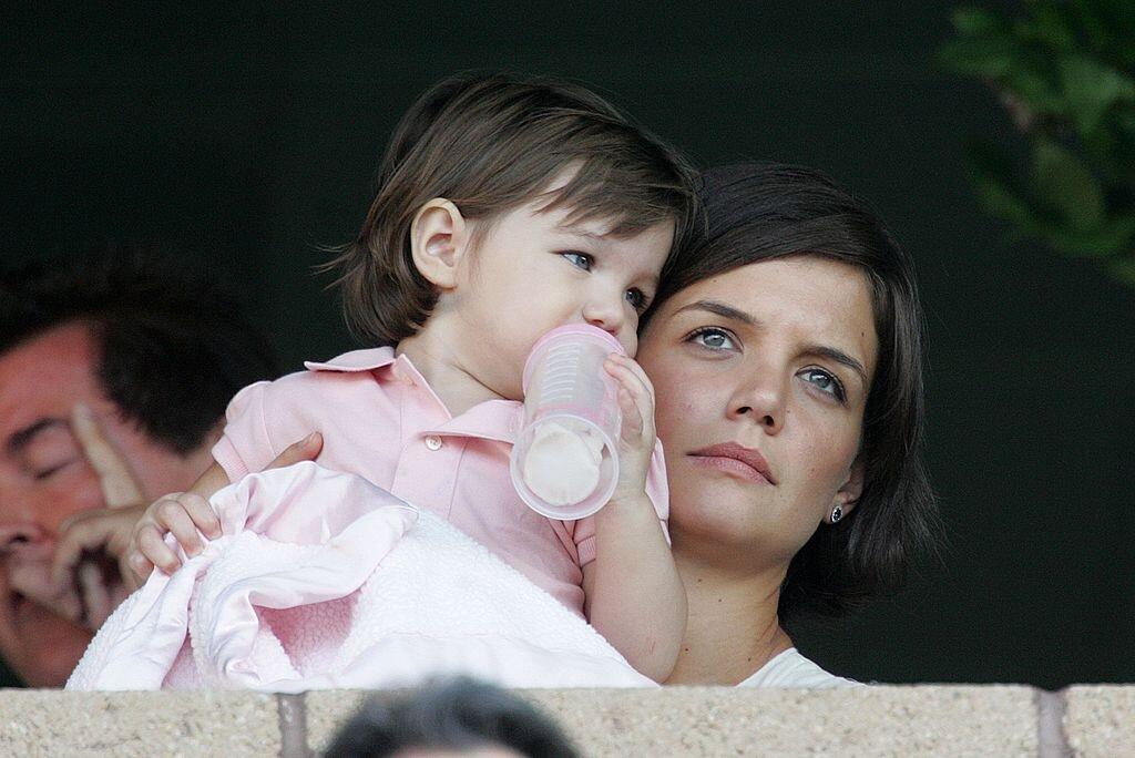 Suri Cruise ako malé dievčatko.