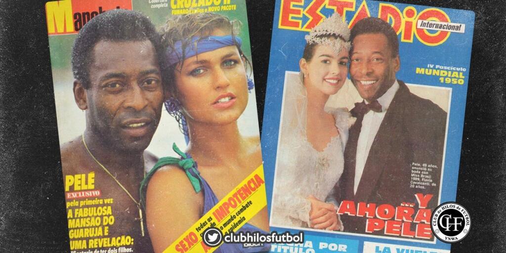Pelé na titulkách brazílskych magazínov.