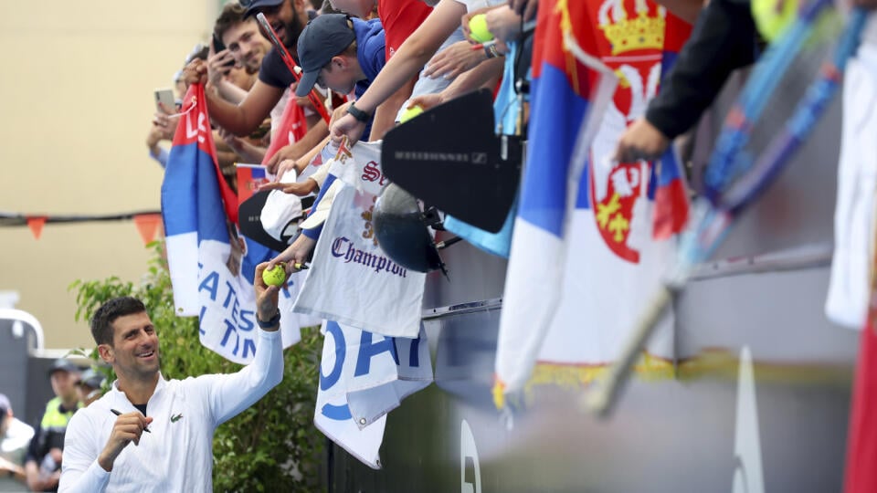 Novak Djokovič Constant Lestienne
