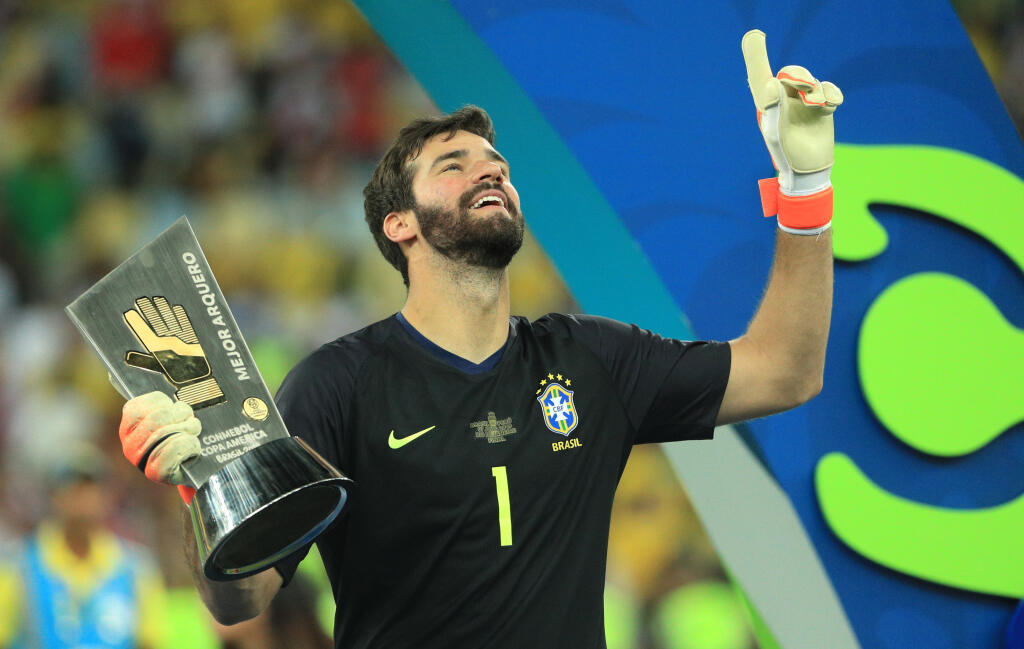 Alisson Becker sa teší z triumfu na Copa America.