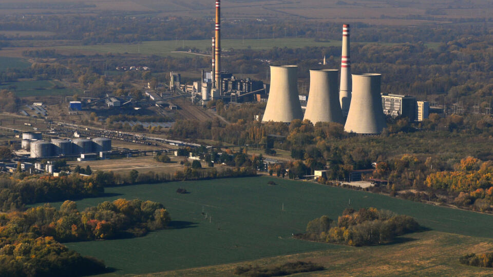 Na snímke tepelná elektráreň Vojany v okrese Michalovce. Vojany 9. novembra 2021. FOTO TASR – Milan Kapusta